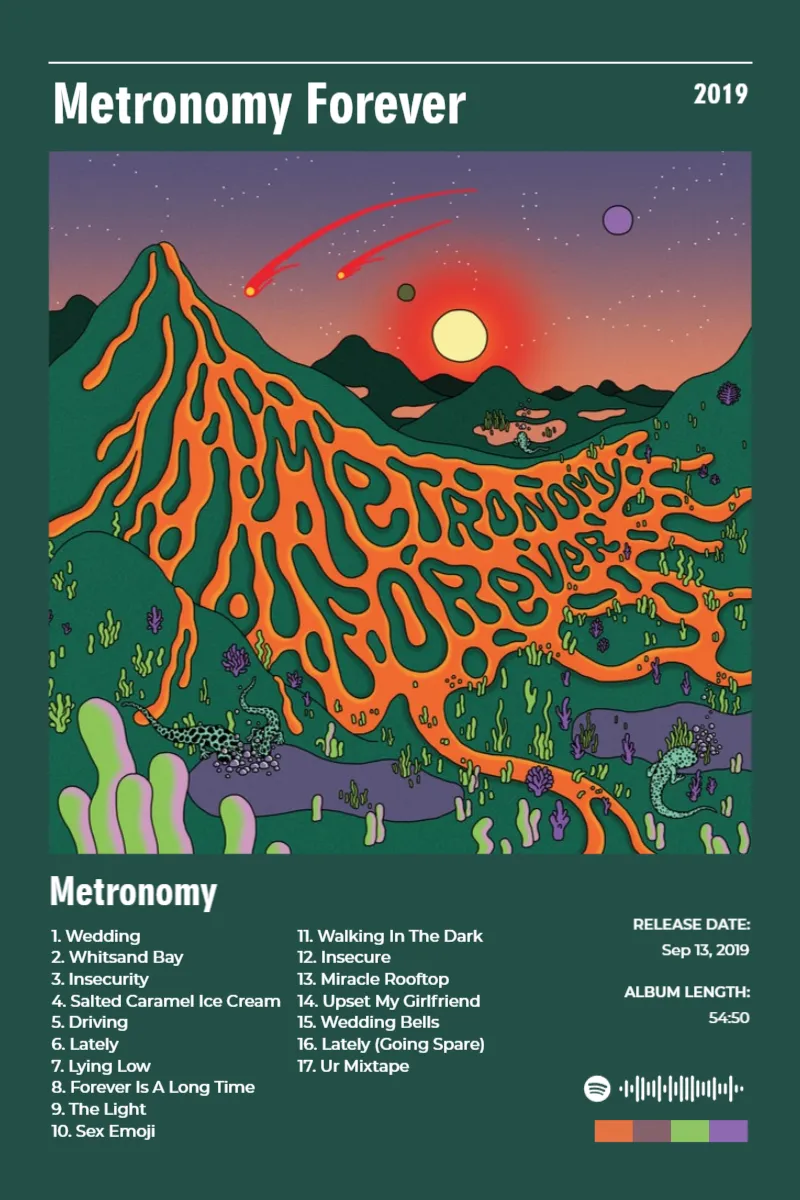Metronomy Forever · Metronomy Forever · Metronomy · 2:3 Album poster for Metronomy Forever by Metronomy