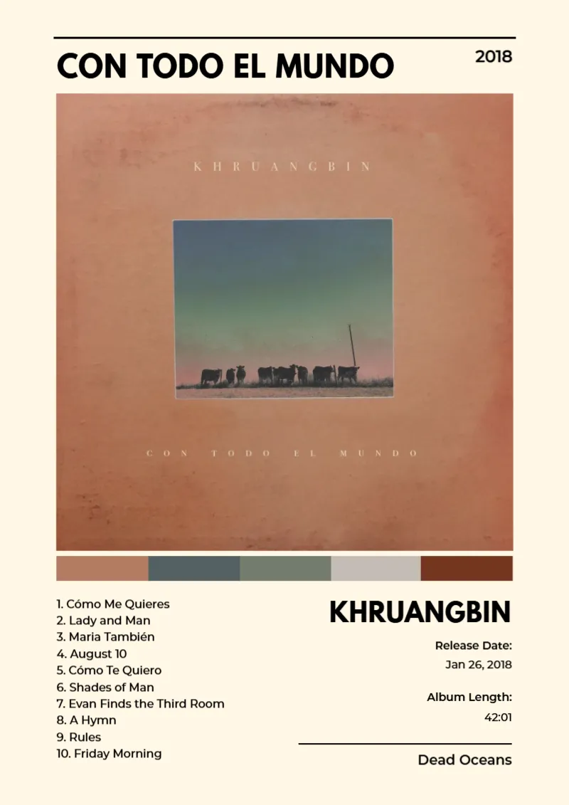 Album poster for Con Todo El Mundo by Khruangbin