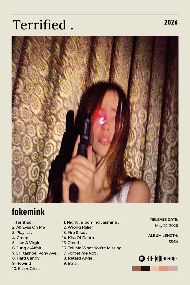 Album poster for Terrified . by fakemink