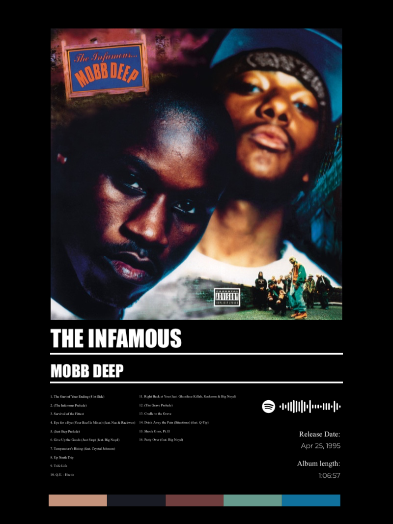 Album poster for The Infamous by Mobb Deep