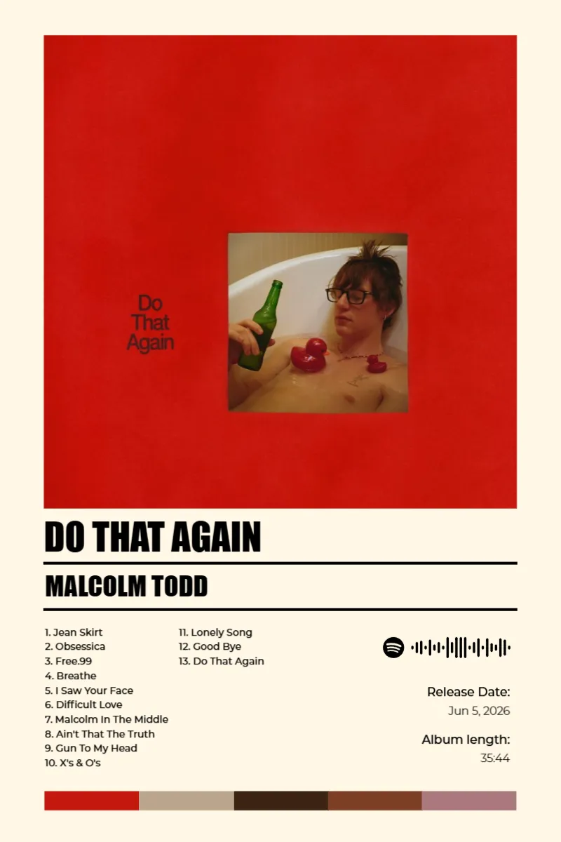 Album poster for Do That Again by Malcolm Todd