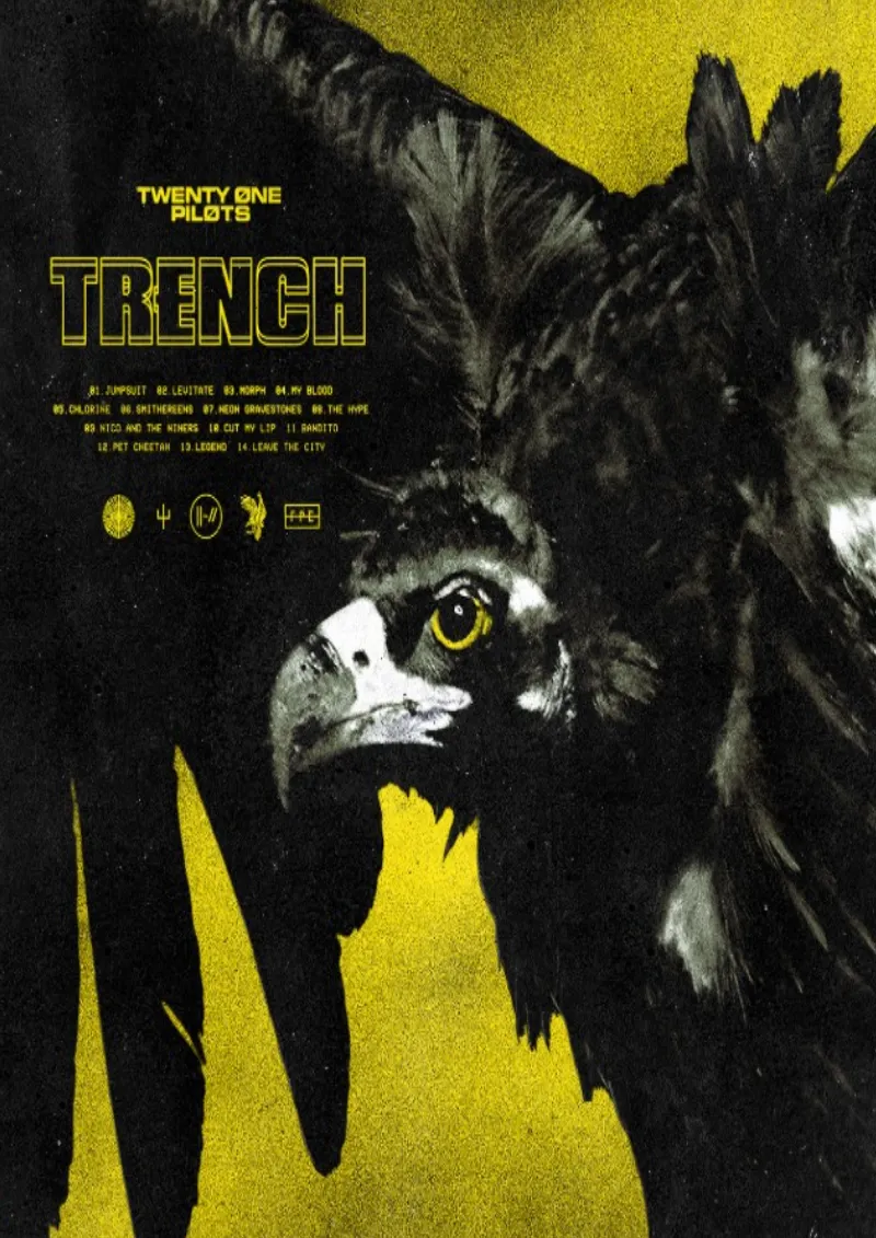 Album poster for Trench by Twenty One Pilots