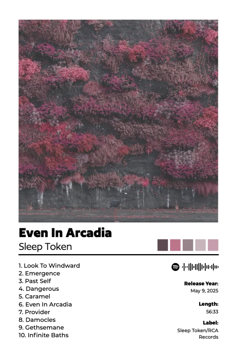 Album poster for Even In Arcadia by Sleep Token