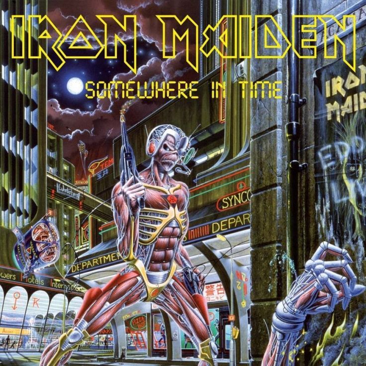 Somewhere in Time (2015 Remaster) by Iron Maiden album cover