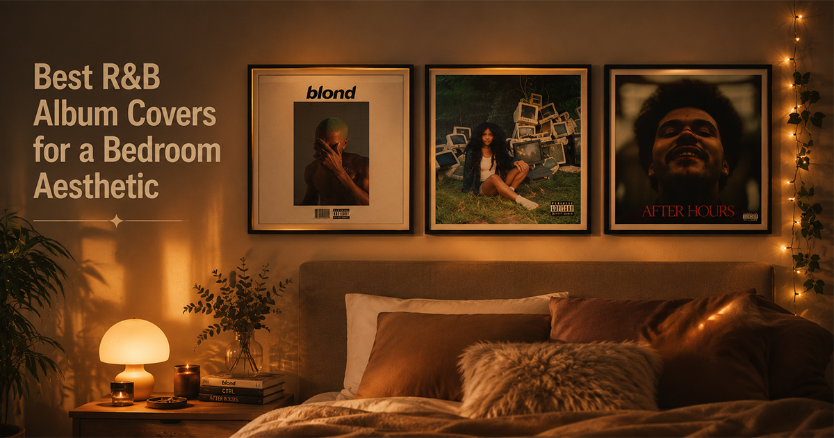 Best R&B Album Covers for a Bedroom Aesthetic