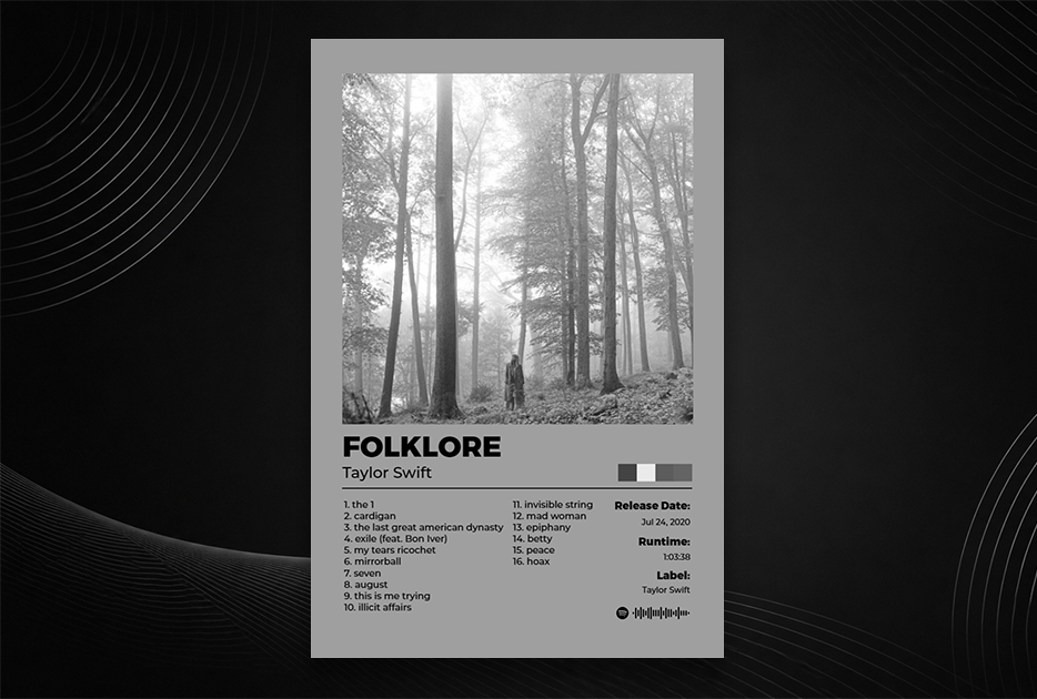 folklore Taylor Swift RGB1