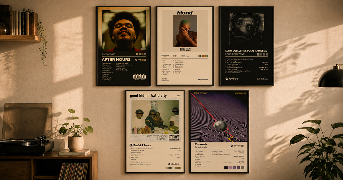 How to Create a Music Poster Wall: Layout and Sizing Guide