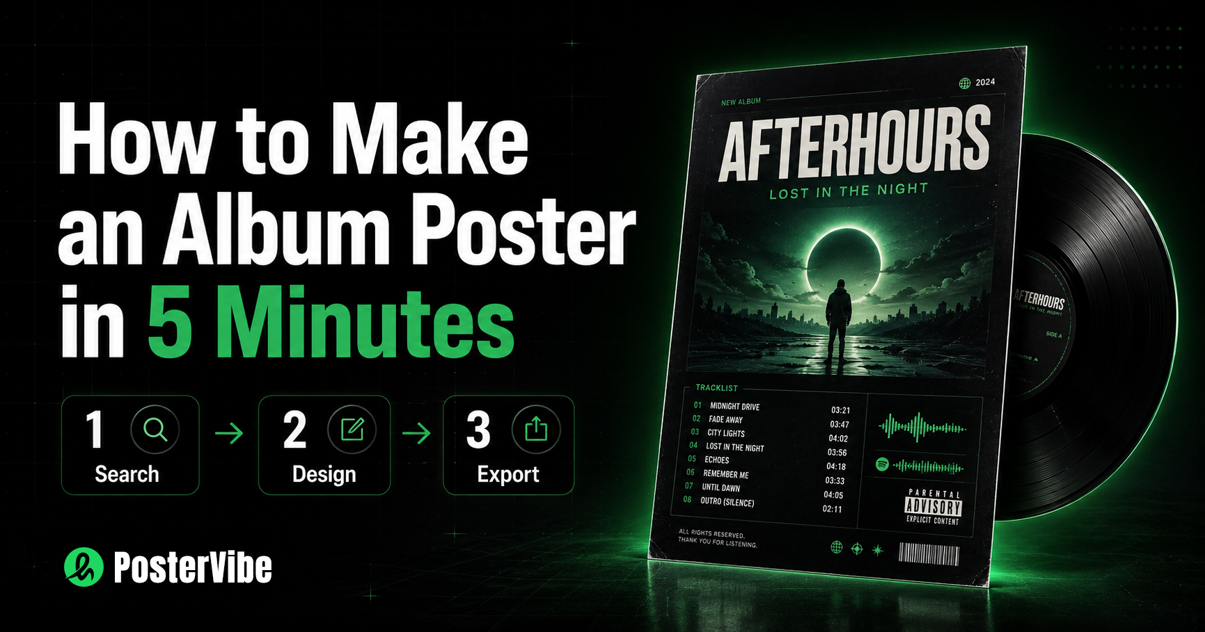 How to Make an Album Poster in 5 Minutes (Step-by-Step)
