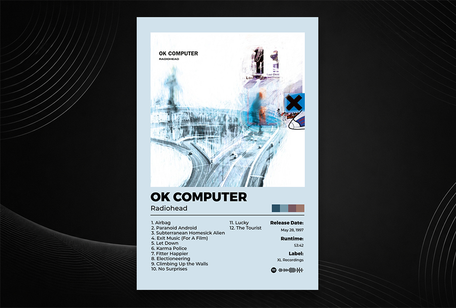 OK Computer Radiohead RGB1