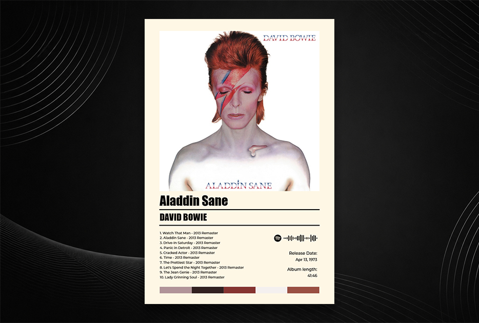 Aladdin Sane 2013 Remaster David Bowie RGB1