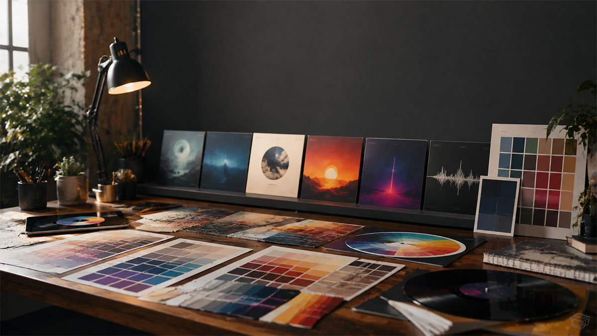 How Album Cover Designers Choose Color Palettes: A Deep Dive into Music Visual Identity