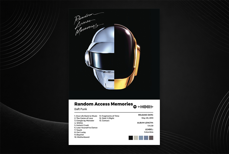 Random Access Memories Daft Punk RGB1