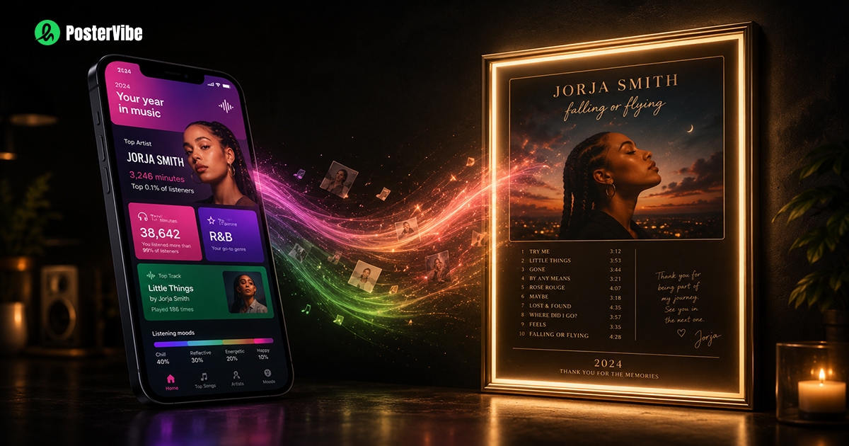 How to Turn Your Spotify Wrapped Into a Poster