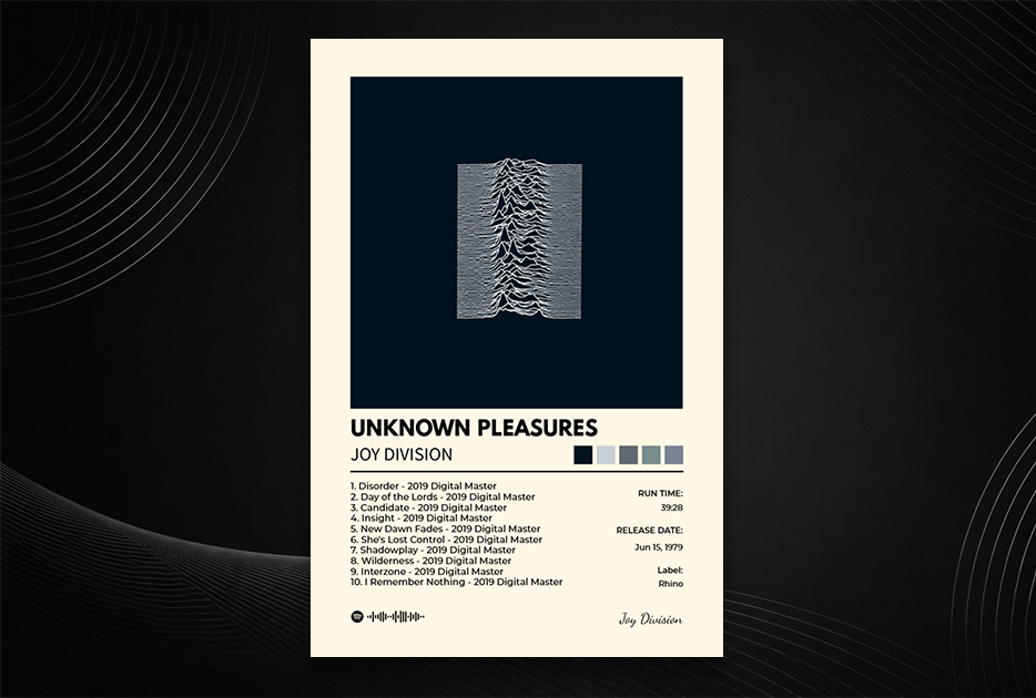 Unknown Pleasures Joy Division RGB1
