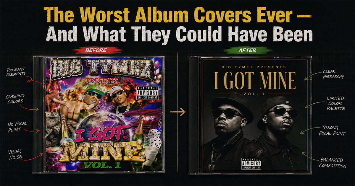 The Worst Album Covers Ever — And What They Could Have Been