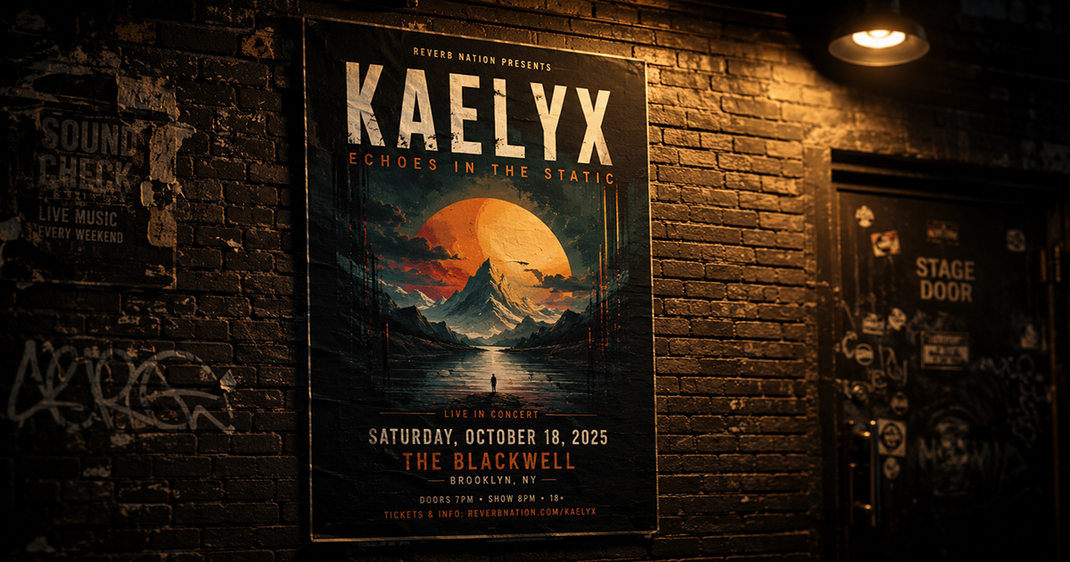 How to Make a Concert Poster Using Album Artwork