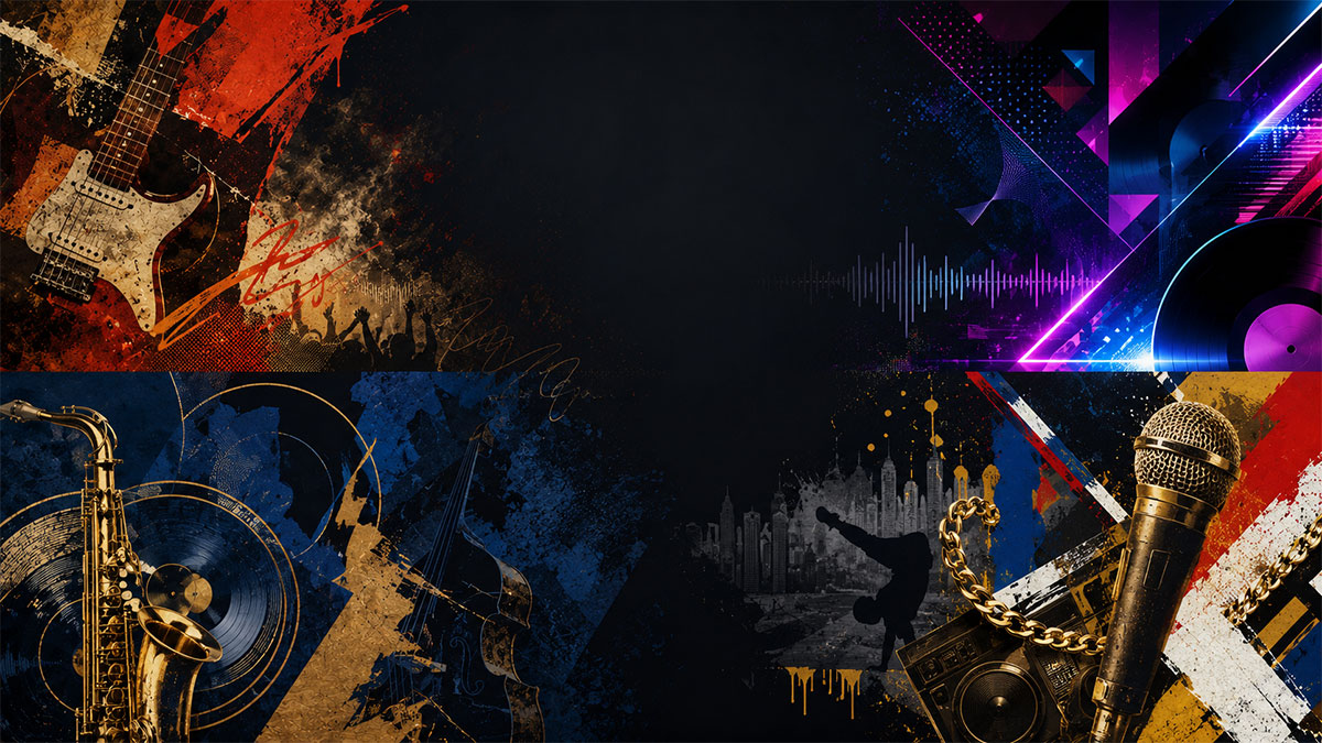 The Design Language of Different Music Genres: A Visual Guide
