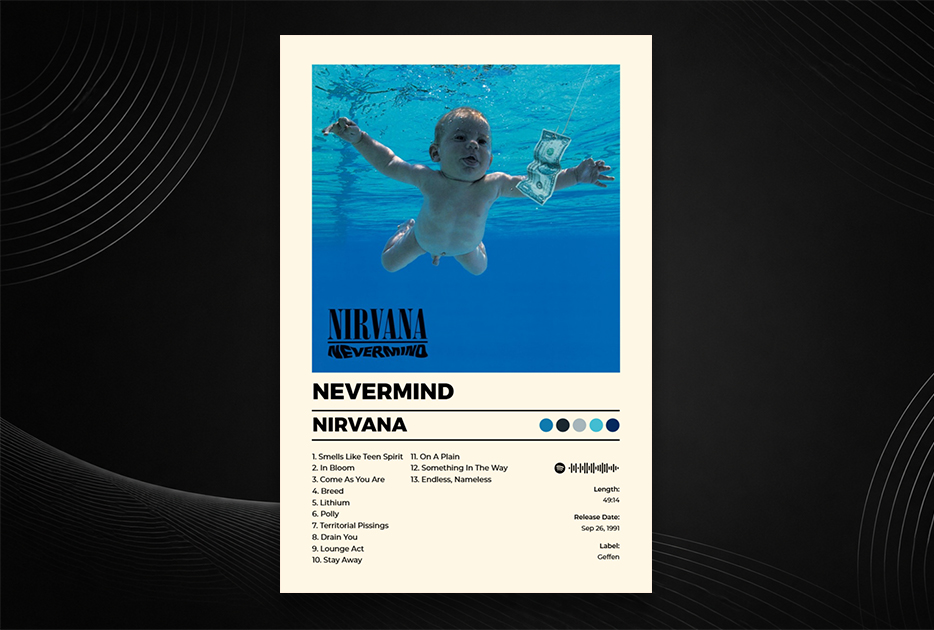 Nevermind Remastered Nirvana RGB1