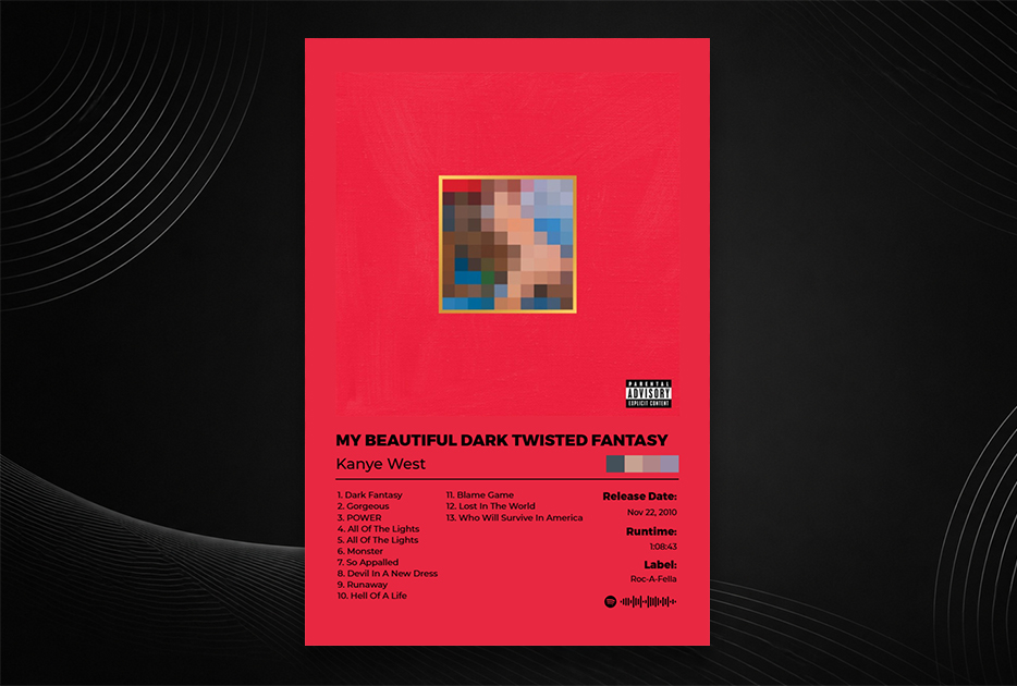 My Beautiful Dark Twisted Fantasy Kanye West RGB1